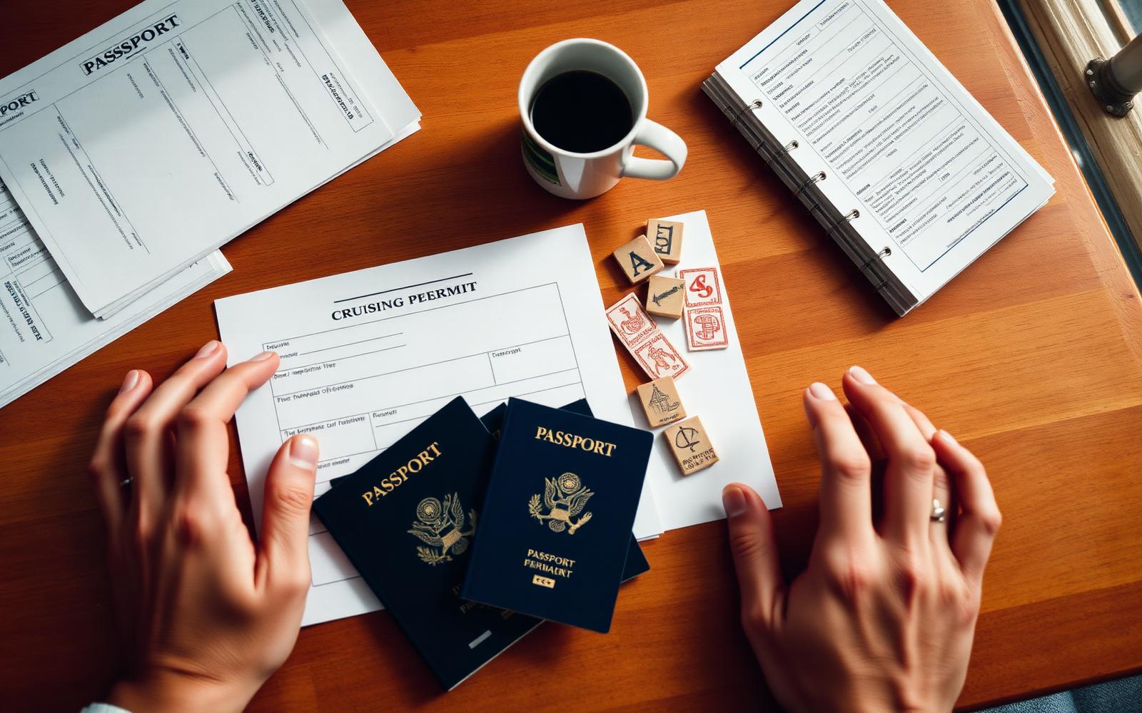 SVG Yacht Services agent completing customs and immigration clearance paperwork